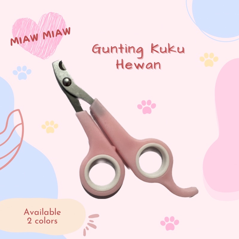 Gunting Kuku Hewan Peliharaan Kucing Anjing