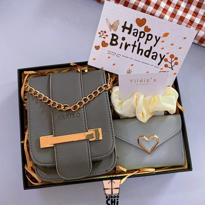 Kikoochi Simplicity Gift Box- Hadiah Kado Ulang Tahun Tas Wanita Istri
