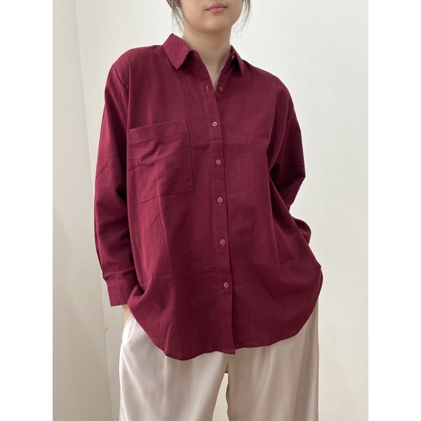 (MID YEAR SALE) Linen Shirt (READY STOCK)