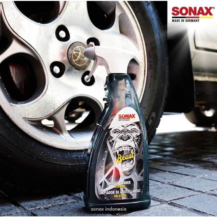 SONAX BEAST WHEEL CLEANER Acid Free 1 Liter 433-300 Pembersih Velg Ban