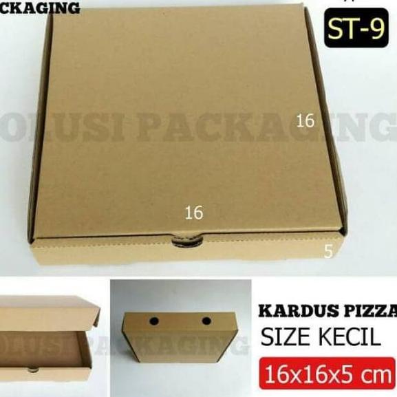 

ュ KARDUS PIZZA 16X16X5 CM ISI 10 PCS/PIZZA BOX KOTAK BAJU DISTRO BOX KEMASAN KARDUS POLOS PACKING イ