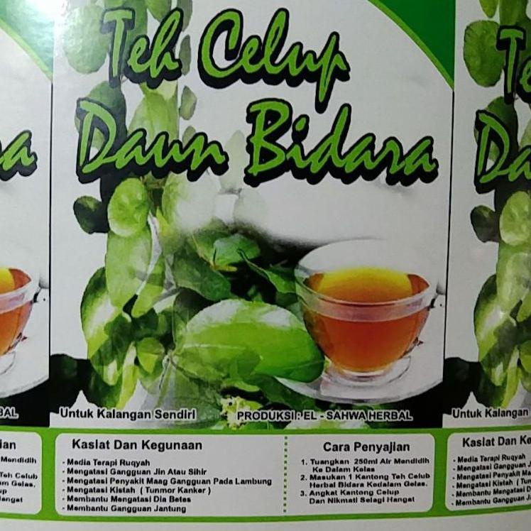 

ス TEH CELUP DAUN BIDARA 20KANTONG ㊞
