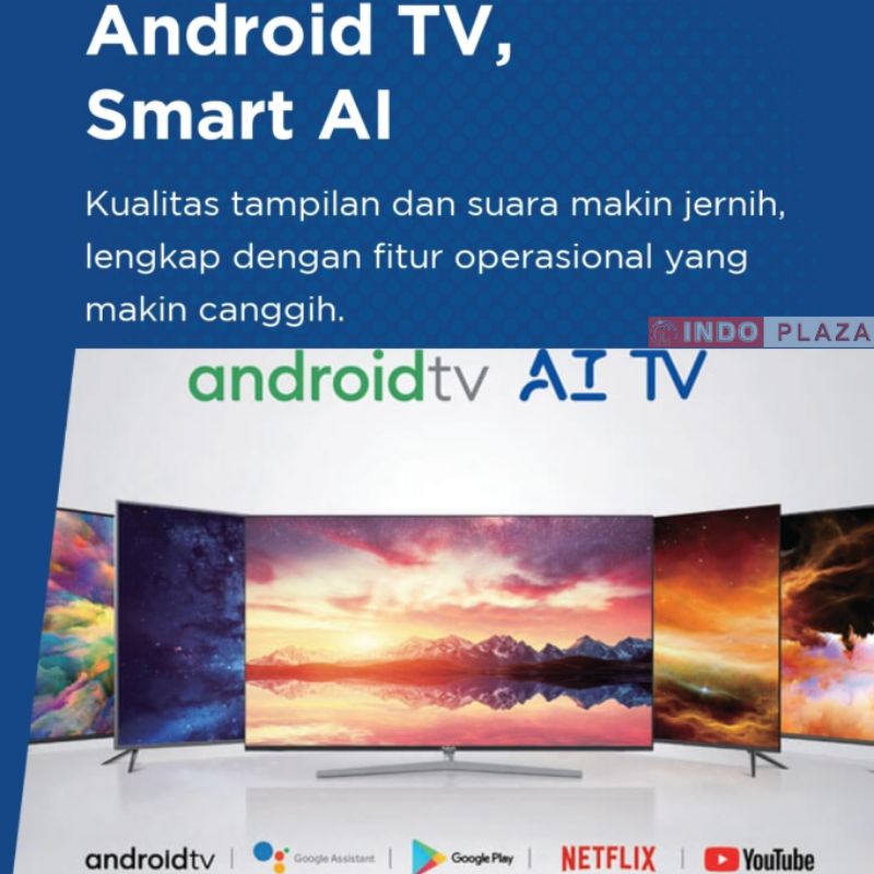 TV AQUA 43 Inch AQT6700UG 4K UHD SMART ANDROID (LUAR MEDAN)