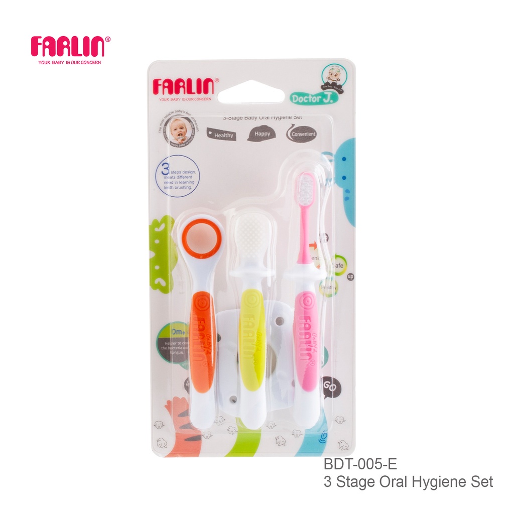 Farlin 3 Stage Baby Oral Hygene Set