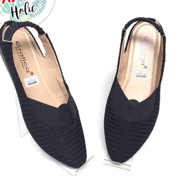 Sale SEPATU SENDAL WANITA TERBARU/SEPATU TALI BELAKANG/FLAT SHOES WANITA NEW CORINA/SEPATU KEKINIAN/