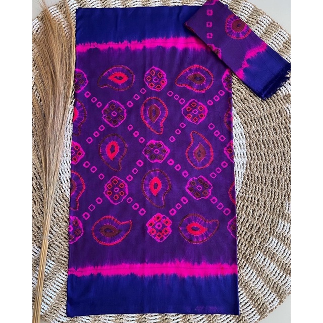 Sutra Jumputan Set Selendang