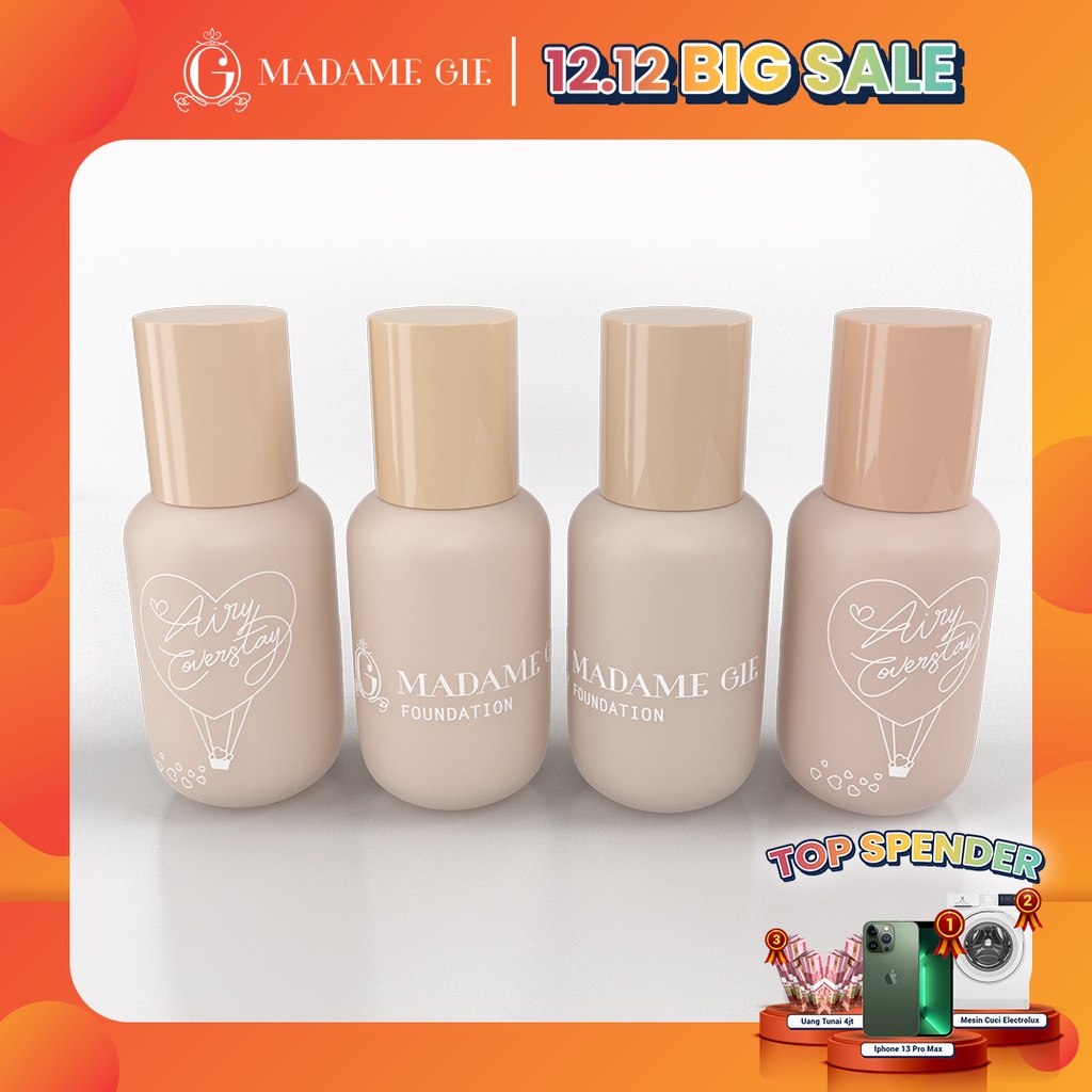 *RM* READY! Madame Gie Airy Cover Stay Liquid Foundation/ FOUNDI MADAME GIE