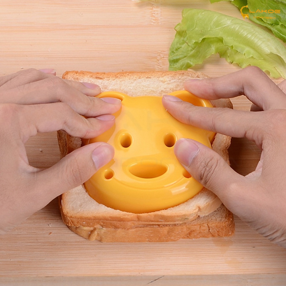 Cetakan sandwich Mold bentuk beruang cetakan nasi bento