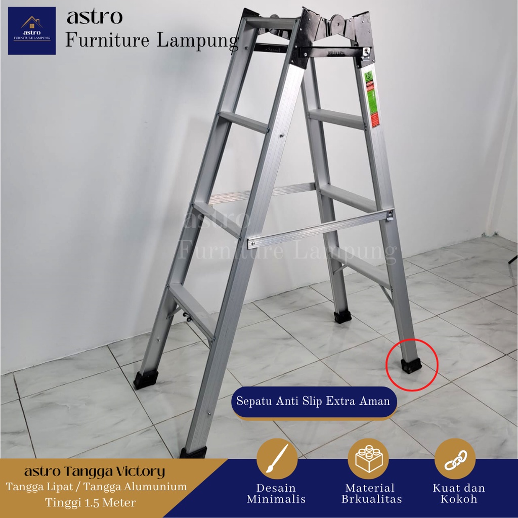 PROMO TANGGA LIPAT FULL ALUMUNIUM BINA KARYA