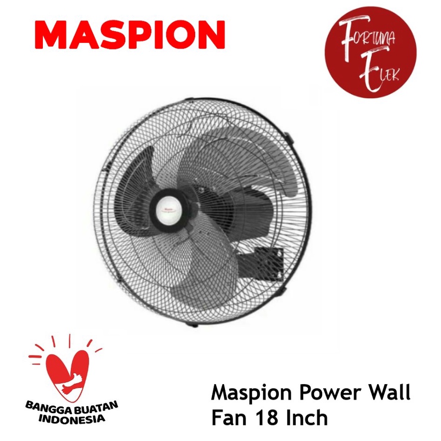 Maspion Power Wall Fan 18 Inch PW-456 Kipas Angin Dinding Tornado