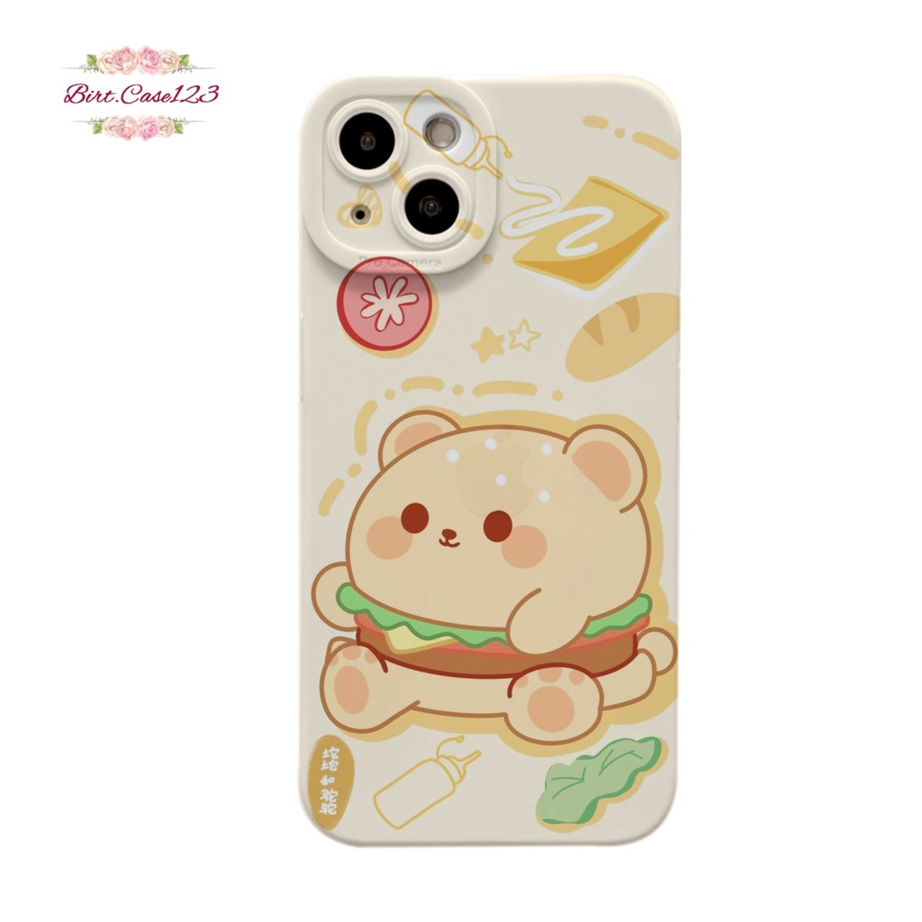 CUSTOM CASE SOFTCASE SILIKON PROCAMERA BURGER CUSTOM OPPO REALME VIVO XIAOMI SAMSUNG INFINIX IPHONE FOR ALL TYPE BC6852