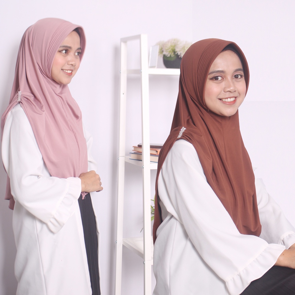 HIJAB INSTANT JERSEY TERBARU/KERUDUNG BERGO/JILBAB INSTAN JERSEY DEVANKA