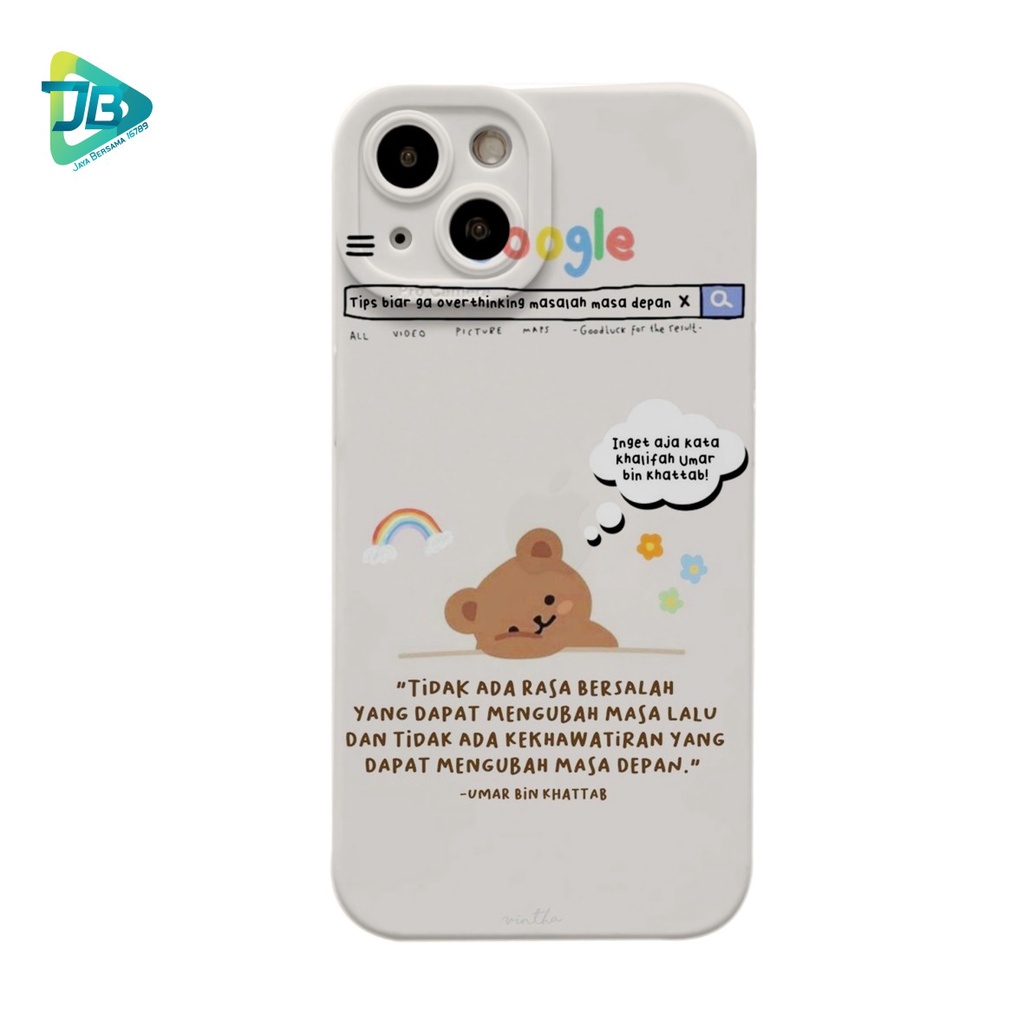 CUSTOM CASE SOFTCASE SILIKON PROCAMERA GOGGLE BEAR CUSTOM INFINIX SMART 4 5 6 PLUS HOT 8 9 10 10S 11 12 12I PLAY NOTE 8 10 11 12 PRO JB6484