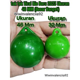 1 Set Diameter Besar 46MM Mainan Tik Tok Tek Etek Nok Permainan Lama jadul lato-lato Main anak jadul eteketek toktok nok 2 bola karet tali pletek Tektek zaman dulu asah otak tektok bunyi tik ball Kecil murah laris Viral Kato latho Katto 46 MM UKURAN GEDE