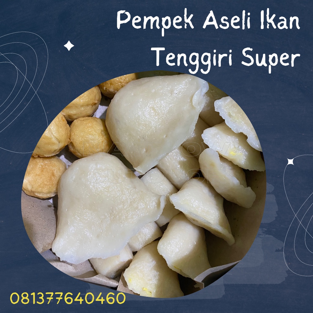 

Pempek ikan tenggiri aseli