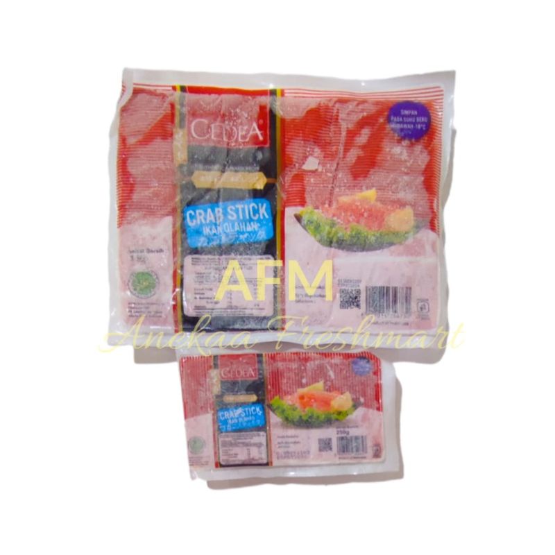 

CEDEA CRAB STICK 250GRAM CRAB STIK KEPITING GULUNG OLAHAN