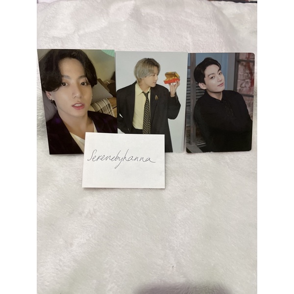 OFFICIAL BTS JUNGKOOK PIYAMA PAJAMA BE PHOTOCARD