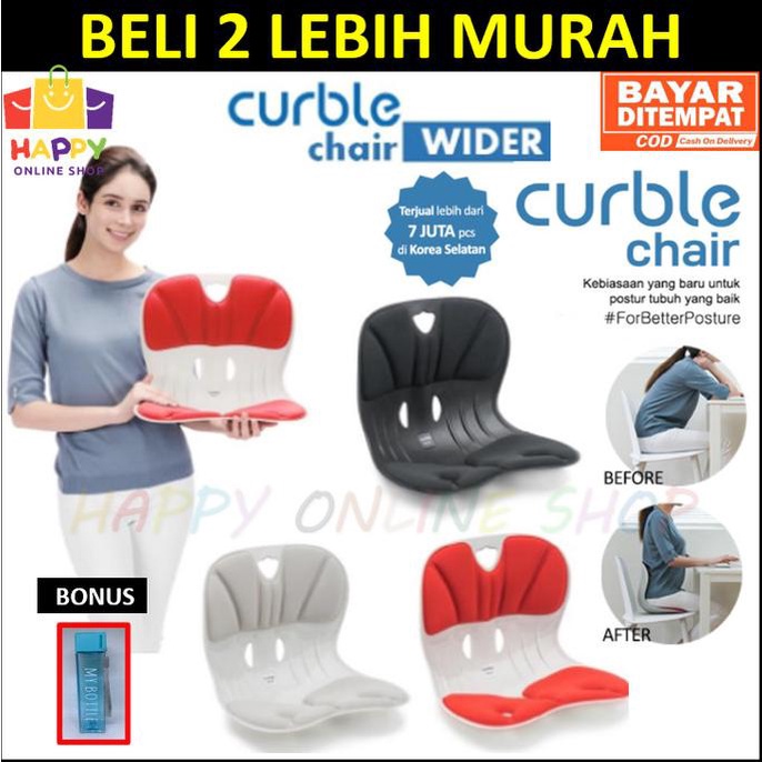 CURBLE Chair Wider Posture Corrector Kursi Penopang Postur Pinggang