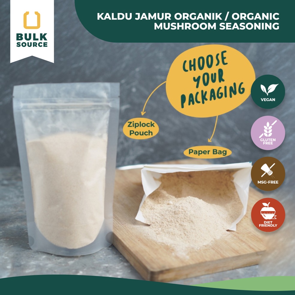 BulkSource - Kaldu Jamur Organik / Organic Mushroom Seasoning 100g