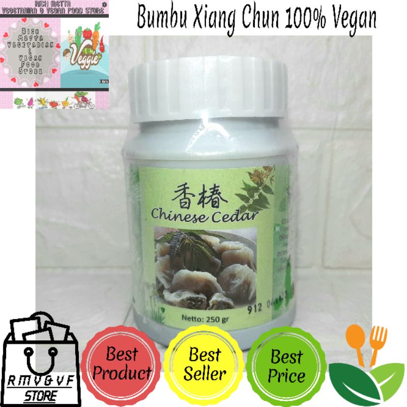 

Veggie Way Chinese Cedar Bumbu Xiang Chun / Siang Chun 250gr Vegetarian Vegan
