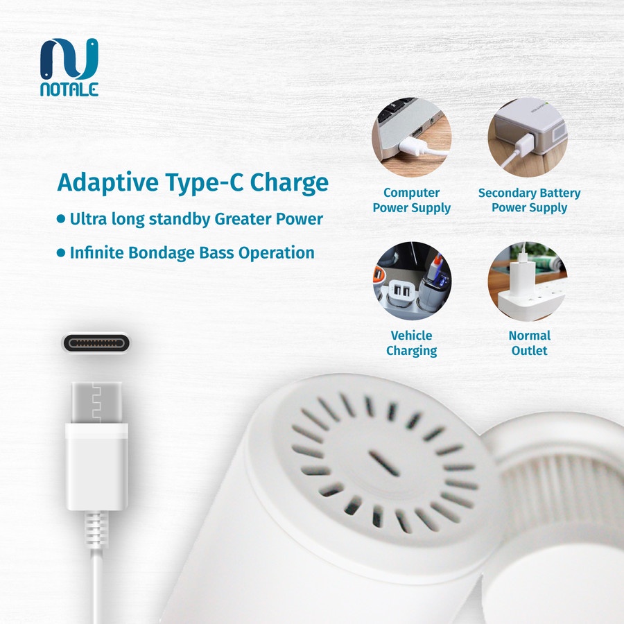 Notale Vacuum Cleaner Mini Portable 2in1 Car Wireless