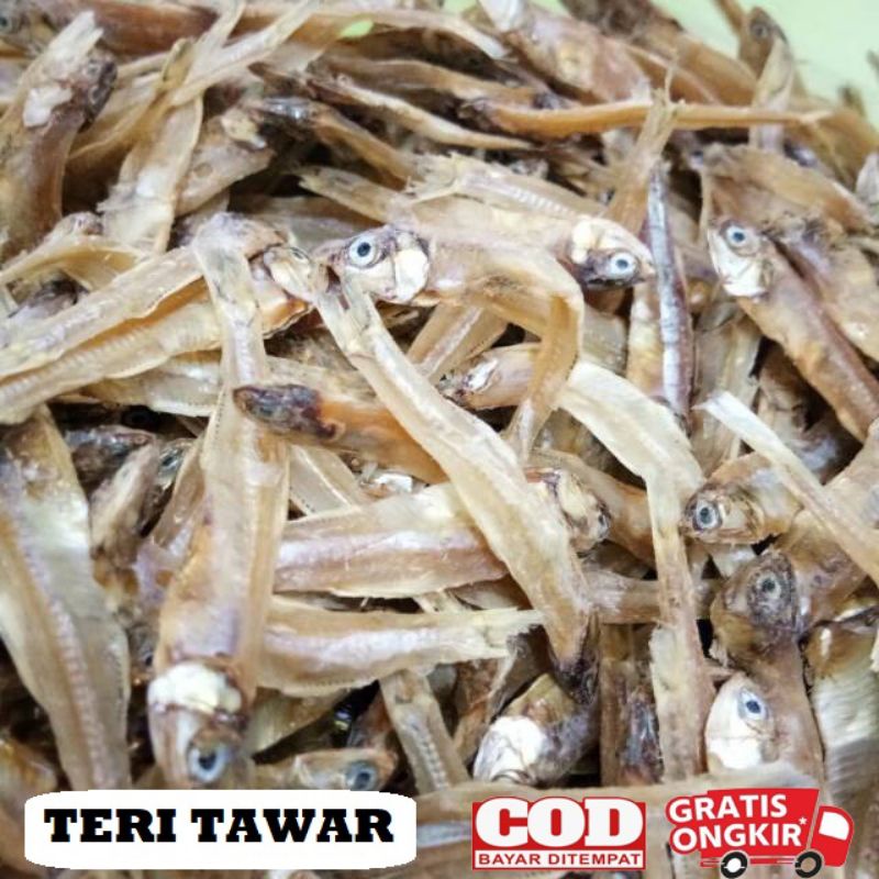 

IKAN ASIN TERI TAWAR 250GR