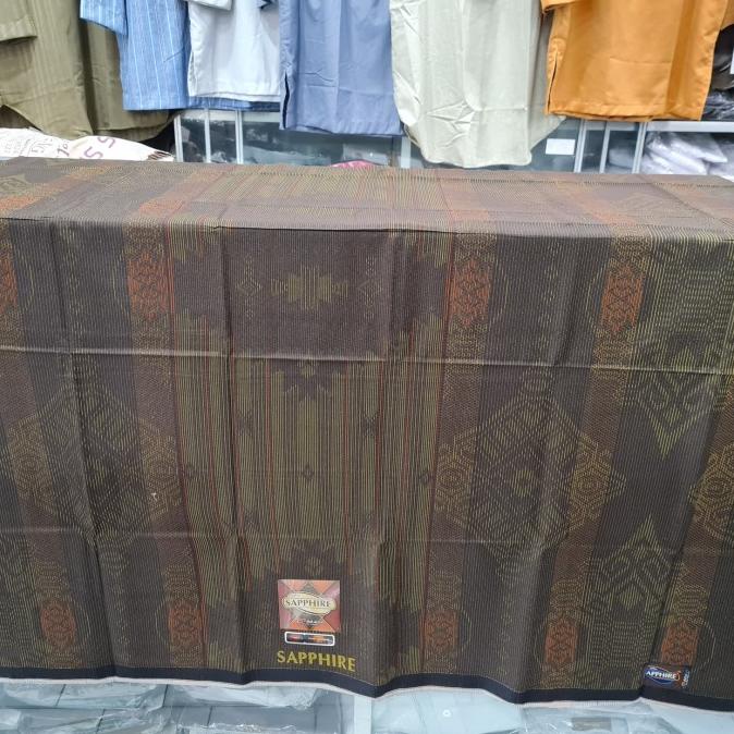 Sarung Sapphire Premium Songket Sulam Jacquard