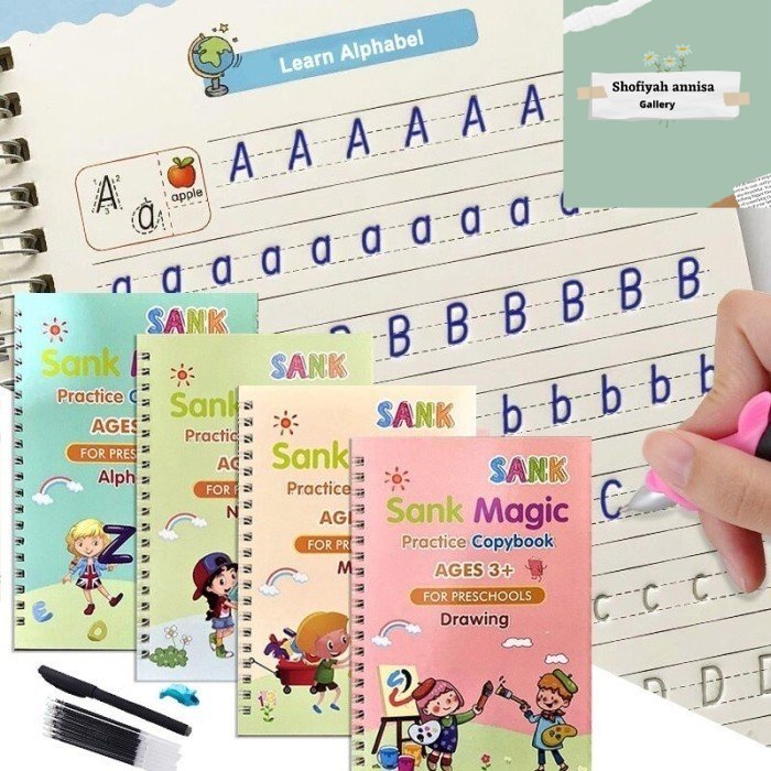 

Set buku ajaib Book Lengkap Drawing Book-Buku Gambar Ajaib