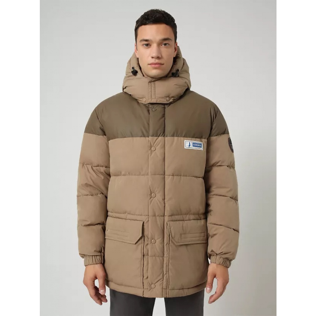 Jaket Napapijri A-Kamppi Down Jacket Original Puffer windproof anti angin anti air hiking riding jak