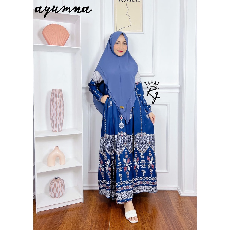 Gamis Set Ayumna Syari Ori RJ