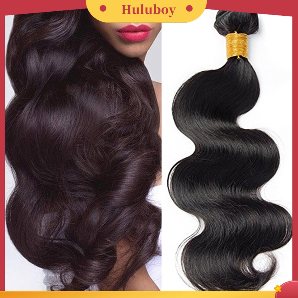 Wig Rambut Model Gelombang Bahan Silk Suhu Tinggi Untuk Wanita