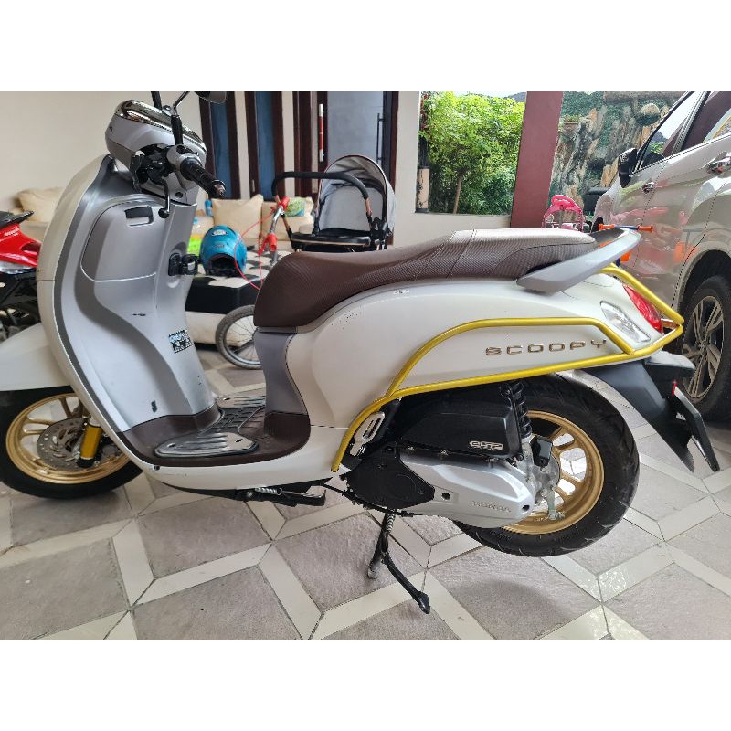 AKSESORIS PELINDUNG BODY SCOOPY KARBU CRASHBAR SCOOPY NEW 2015-2024