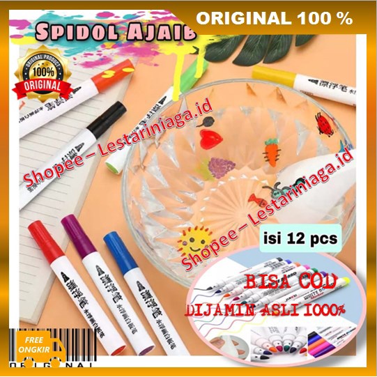 

BELI 1 GRATIS 1 Spidol Ajaib Spidol Ngambang Magic Marker Floating Pen Spidol Anak ORIGINAL