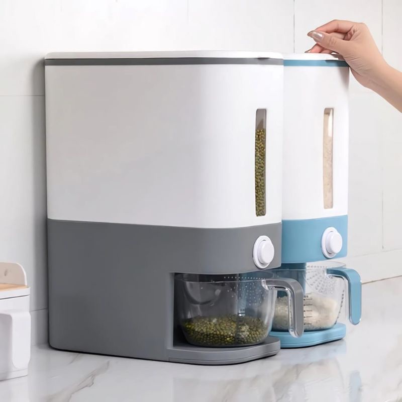 TEMPAT BERAS / RICE BOX DISPENSER / TEMPAT BERAS OTOMATIS ANTI HAMA DAN KUTU TIDAK LEMBAB FREE CANGK