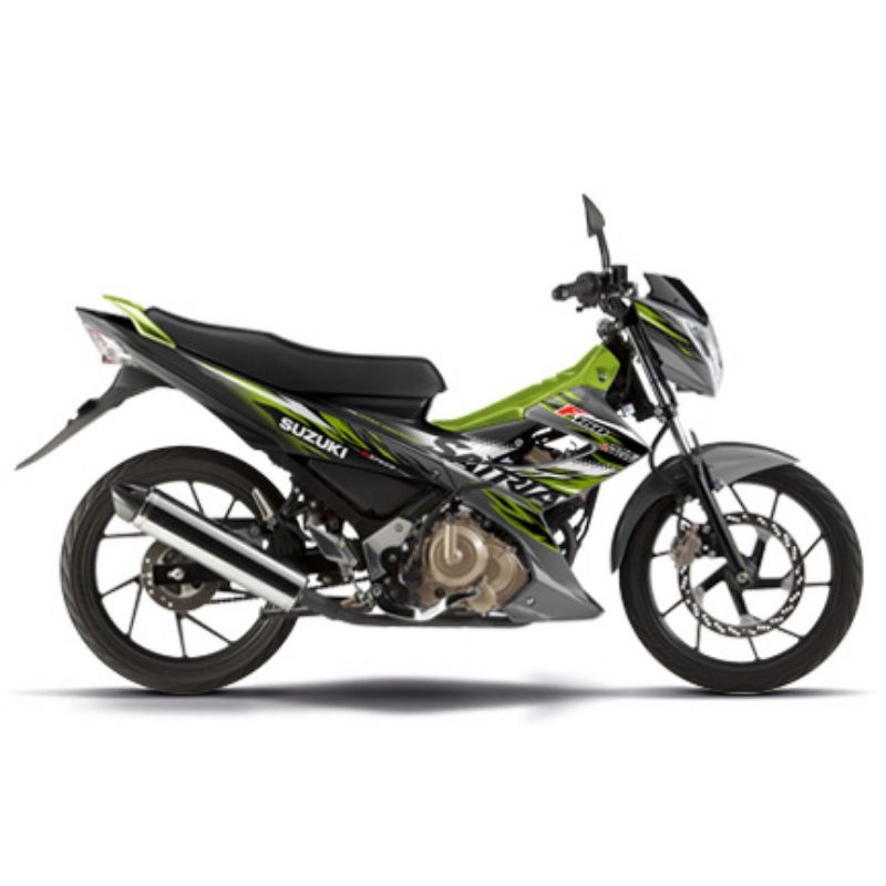 Cover dek body bodi fullset SUZUKI SATRIA F150 F FU FL FACELIFT NEW 2014 warna abu hitam hijau Kuali