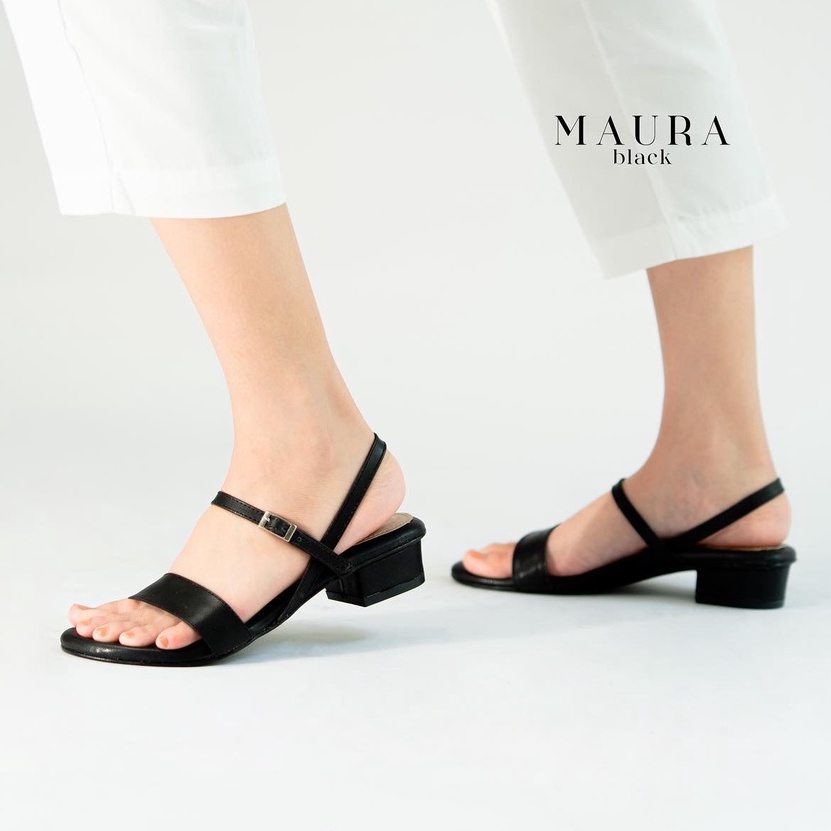 GLARISAMODA Maura Heels 3Cm Tali Sendal Wanita Nyaman
