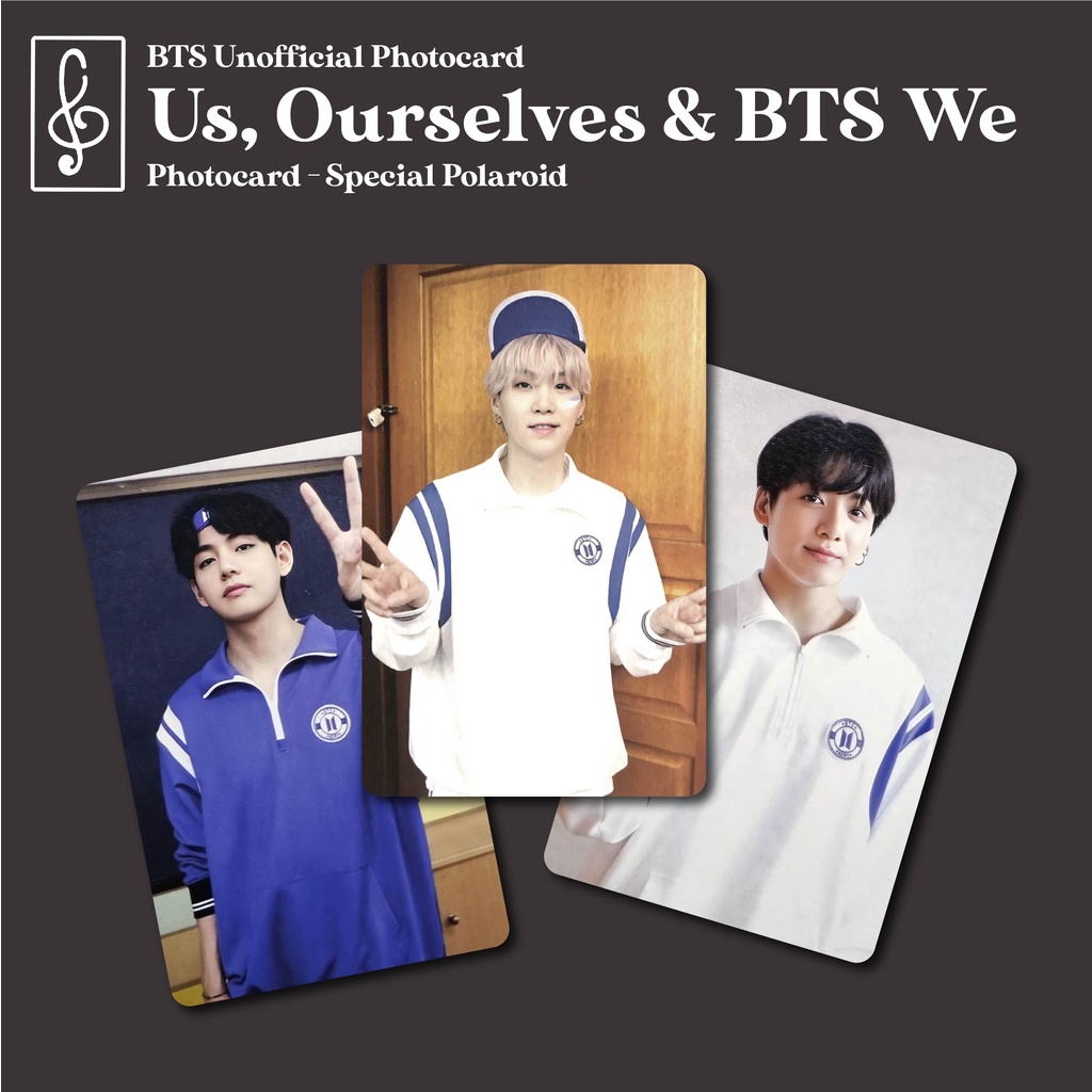 [REPLIKA BTS] PHOTOCARD PHOTO FOLIO US, OURSELVES AND WE UNOFFICIAL