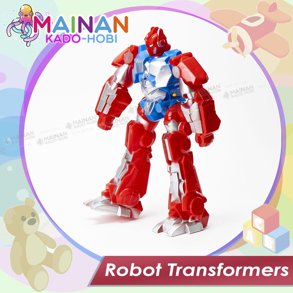 MAINAN ANAK ACTION FIGUR SUPERHERO ROBOT TRANSFORMER