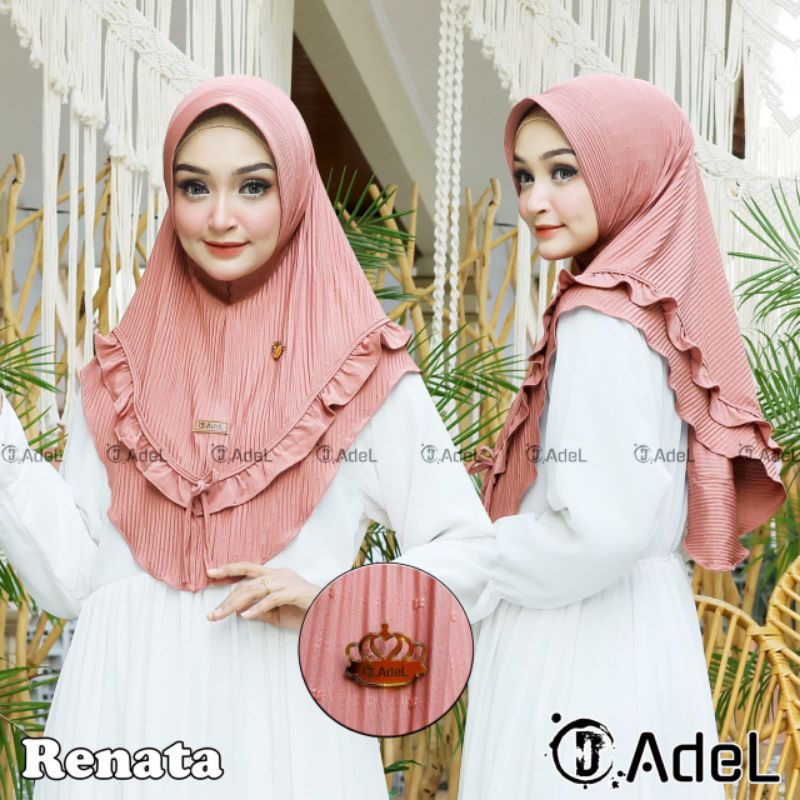 SHELOVESHOPP - HIJAB BY FALS KHIMAR PLISKET PED TALI PITA STD PREMIUM ORIGINAL FALS DAURAGAMA HIJAB 