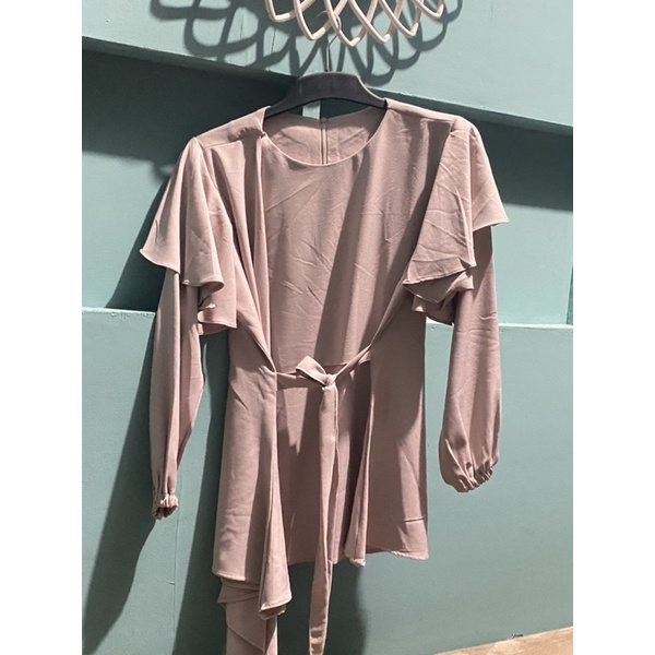 New Blouse warna mocha dan nude