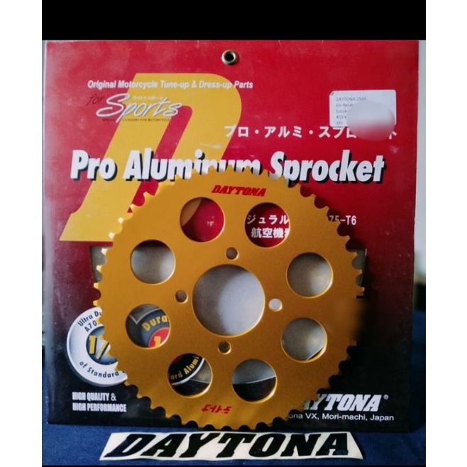 GEAR GIR DAYTONA DURAL 415-46T GOLD SATRIA120RU FU150 OLD ORIGINAL