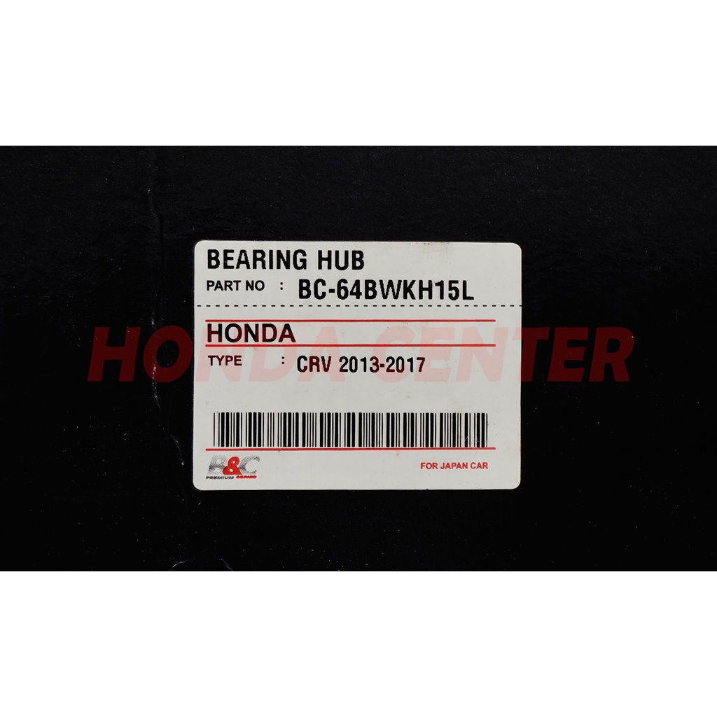 bearing bering lahar laher hub roda belakang honda crv RM gen4 2012 2013 2014 2015 2016 2017