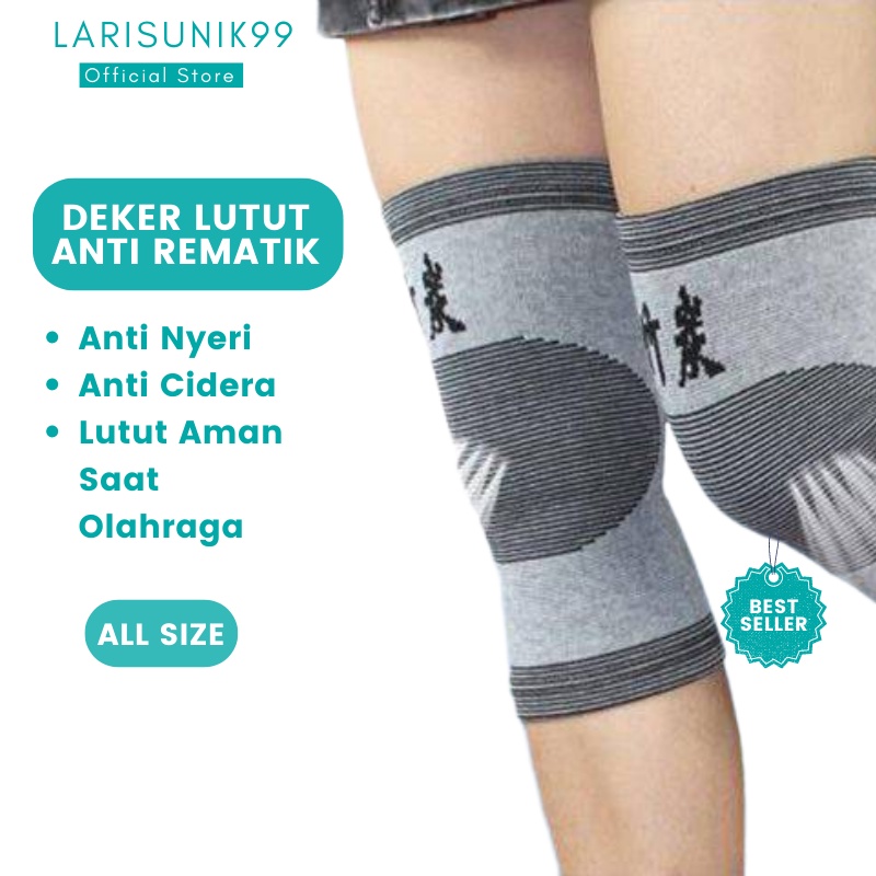 Terapi Lutut Anti Rematik Korset Kaki Lutut Perawatan Diri Deker Lutut Bahan Serat Arang Bambu