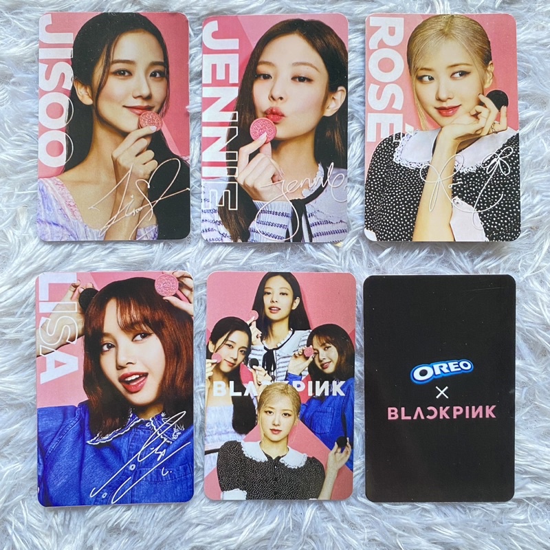 PHOTOCARD BLACKPINK X OREO