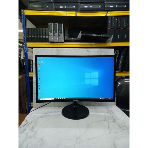 MONITOR SAMSUNG CURVE 24 INCH WIDE RESOLUSI FULL HD PORT VGA HDMI