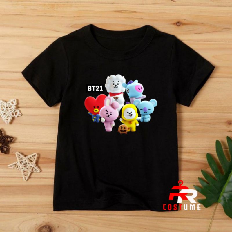 BT21 BAJU ANAK ATASAN ANAK BT21