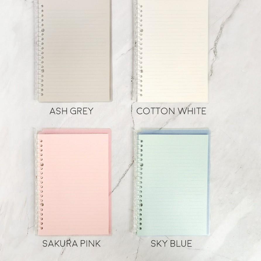 

Ready Ekonomis Binder Transparant A5 B5 Slim File Binder 20 ring / 26 ring Panmomo