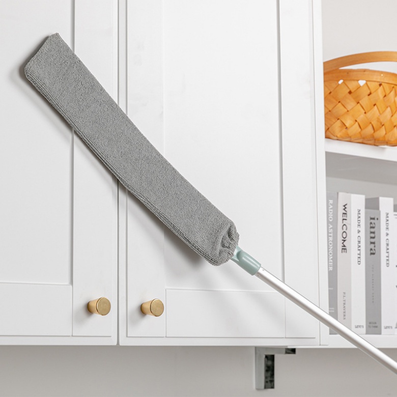 【Ready Stock】Debu Teleskopik Microfiber Panjang Debu Sapu Pembersih Lantai Sapu Microfiber Pembersih