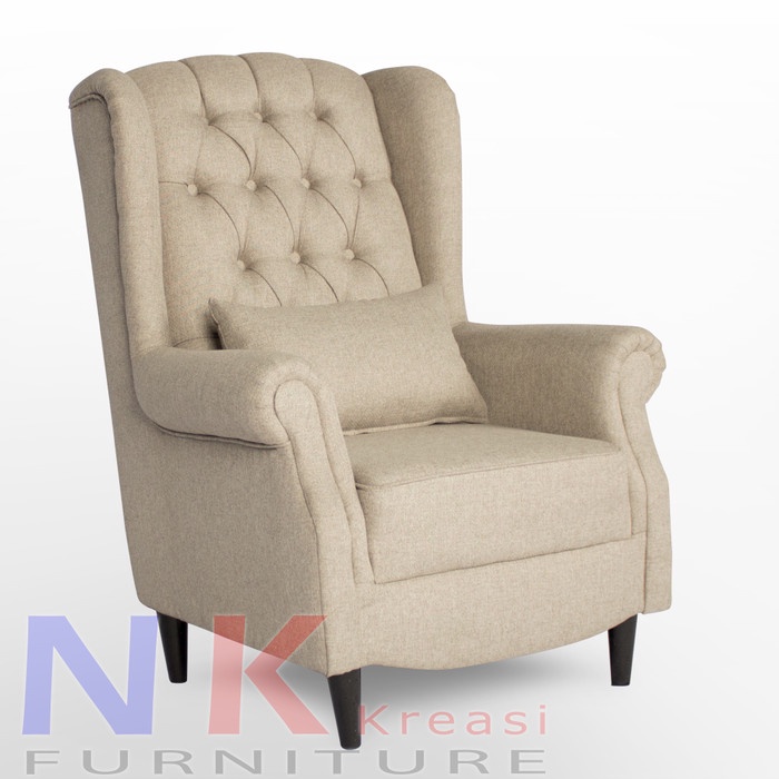 Arm Chair, Sofa Wing Chari Classic Single Seater