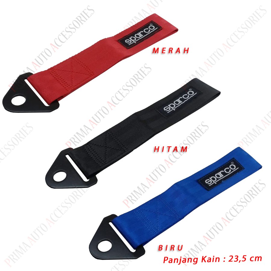 Towing Strap Kain Jahit Mobil Motor Universal Sparca